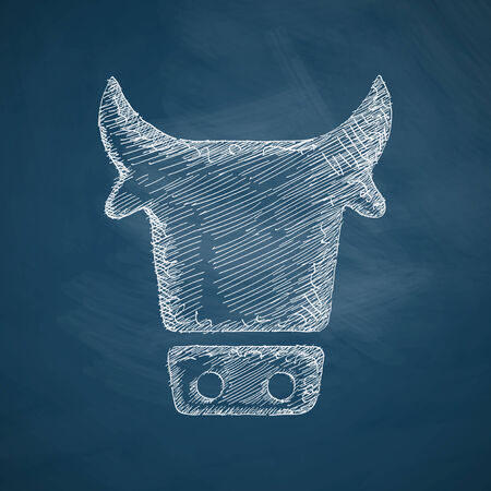 cow iconのイラスト素材