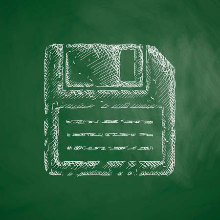 floppy iconのイラスト素材