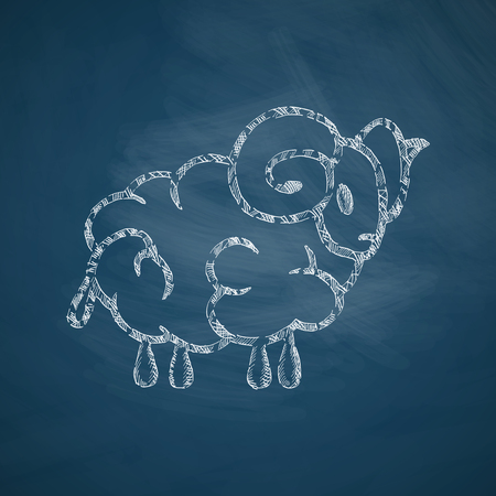 sheep iconのイラスト素材