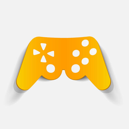 realistic design element: joystickのイラスト素材