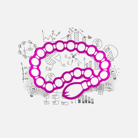 Drawing business formulas: rosaryのイラスト素材