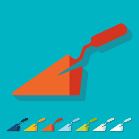 Flat design: trowelのイラスト素材