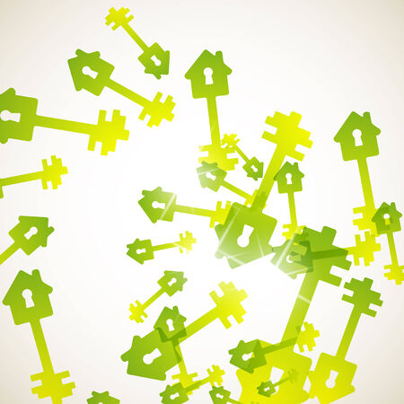 abstract background: keyのイラスト素材