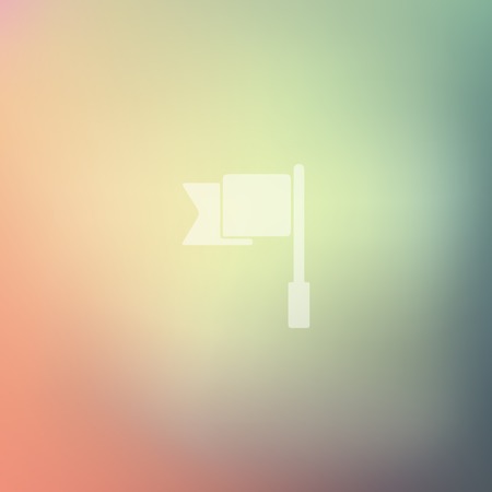 flag icon on blurred backgroundのイラスト素材