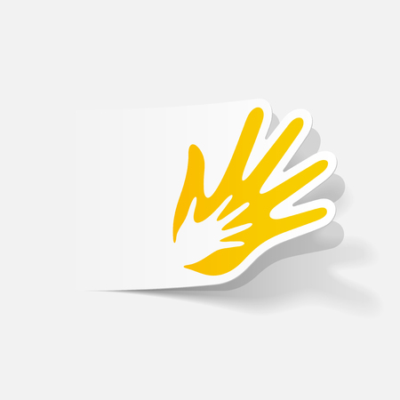 realistic design element: familyのイラスト素材