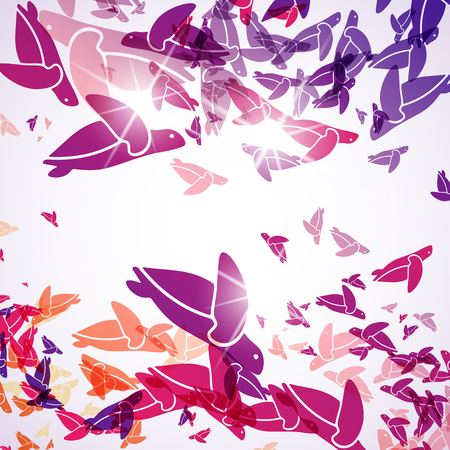 abstract background: turtleのイラスト素材