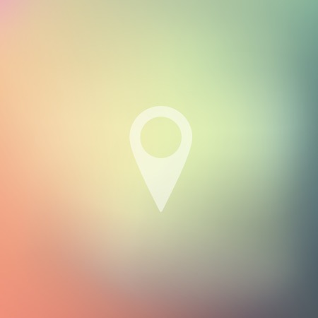 pointer icon on blurred backgroundのイラスト素材