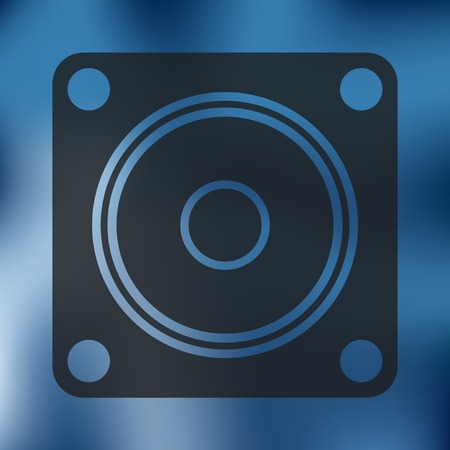 dynamic icon on blurred backgroundのイラスト素材