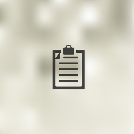 clipboard icon on blurred backgroundのイラスト素材