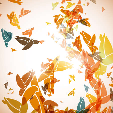 abstract background: turtleのイラスト素材