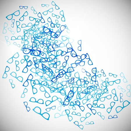 abstract background: glassesのイラスト素材