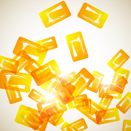 abstract background: lighthouseのイラスト素材