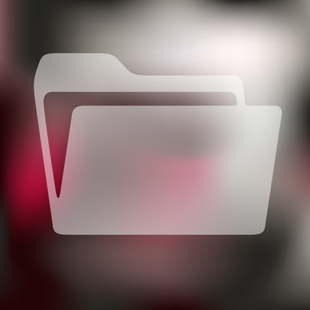 folder icon on blurred backgroundのイラスト素材