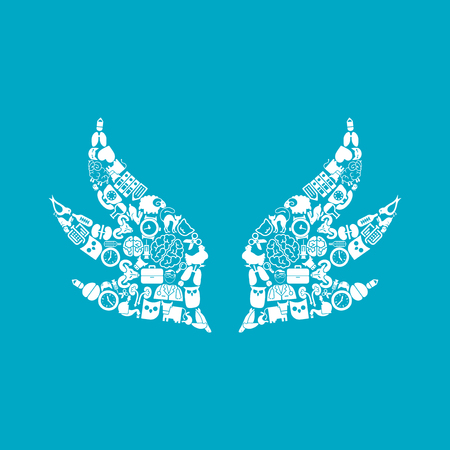 wing iconのイラスト素材