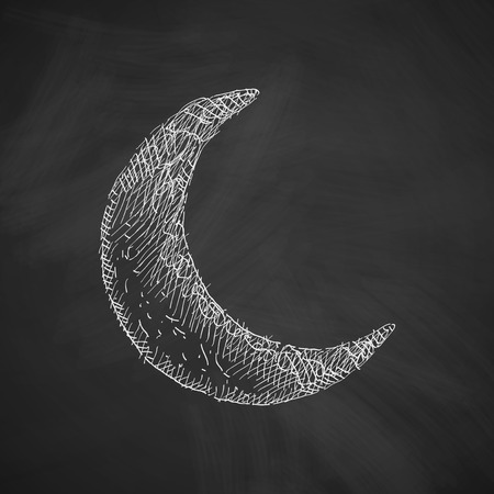 moon iconのイラスト素材