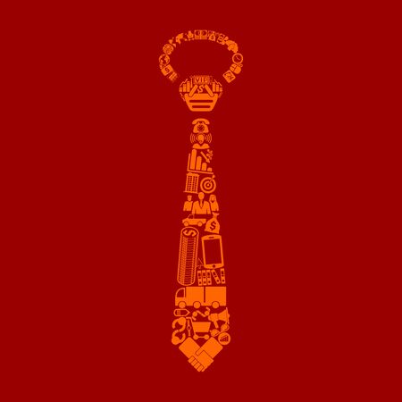 tie iconのイラスト素材