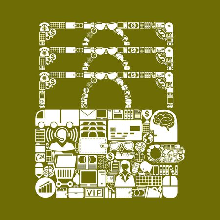 purse iconのイラスト素材