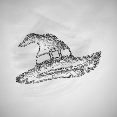 witch hat iconのイラスト素材