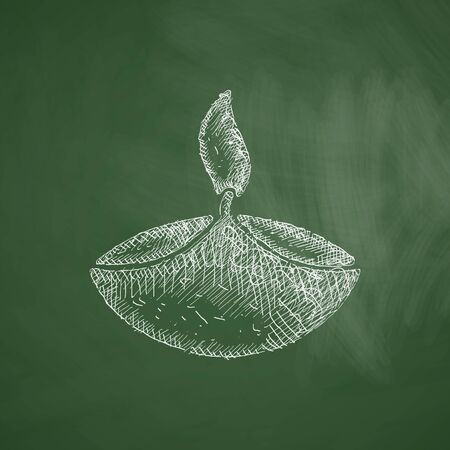 lamp iconのイラスト素材