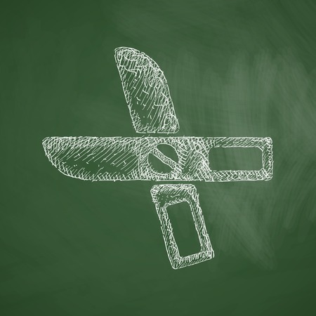 scissors iconのイラスト素材