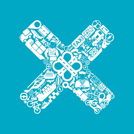 cross iconのイラスト素材