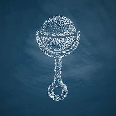 rattle iconのイラスト素材