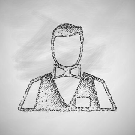 dealer casino iconのイラスト素材