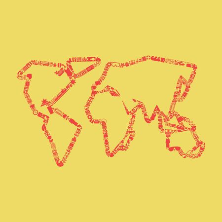 map iconのイラスト素材