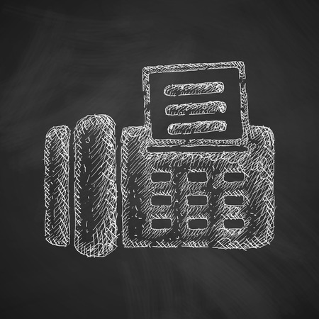 fax iconのイラスト素材