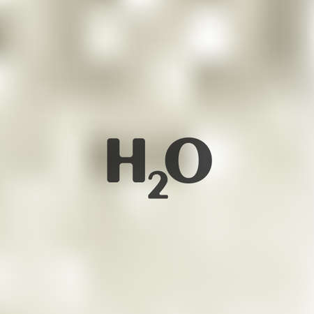 water icon on blurred backgroundのイラスト素材
