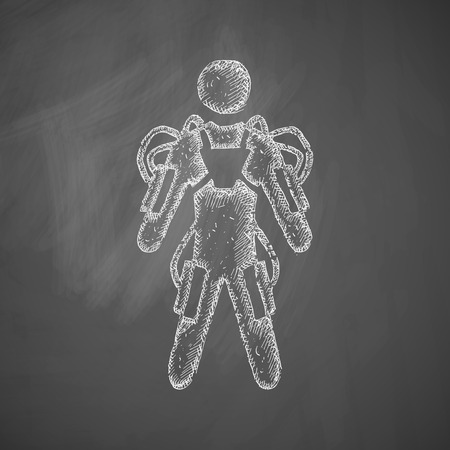 exoskeleton iconのイラスト素材