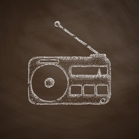 radio iconのイラスト素材