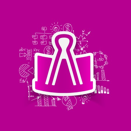 drawing business formulas. clipのイラスト素材