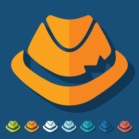 Flat design: hatのイラスト素材