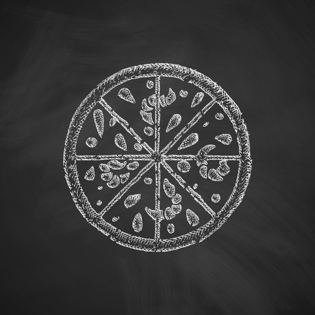 pizza iconのイラスト素材