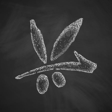 olive branch iconのイラスト素材