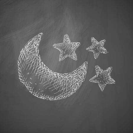 full moon iconのイラスト素材