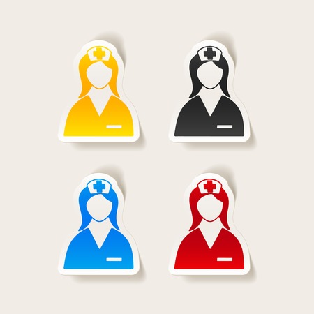 realistic design element. nurseのイラスト素材