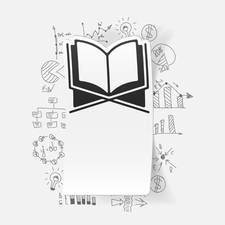 Drawing business formulas: koranのイラスト素材