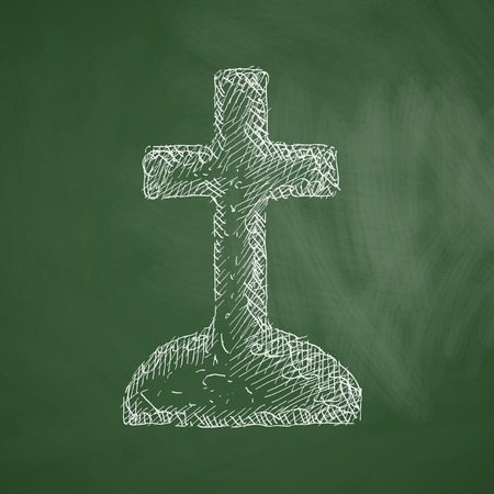 tombstone iconのイラスト素材