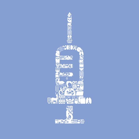 syringe iconのイラスト素材