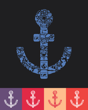 anchor iconのイラスト素材
