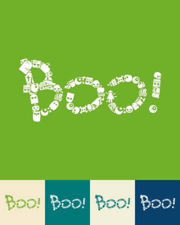 boo iconのイラスト素材