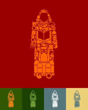 muslim iconのイラスト素材