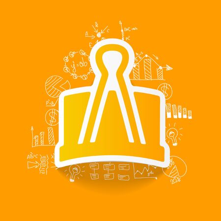 drawing business formulas. clipのイラスト素材