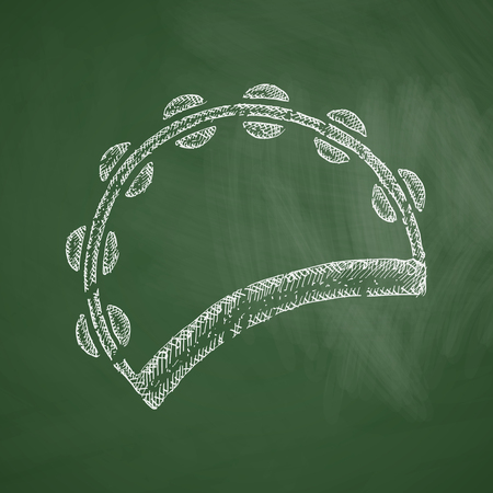 tambourine iconのイラスト素材