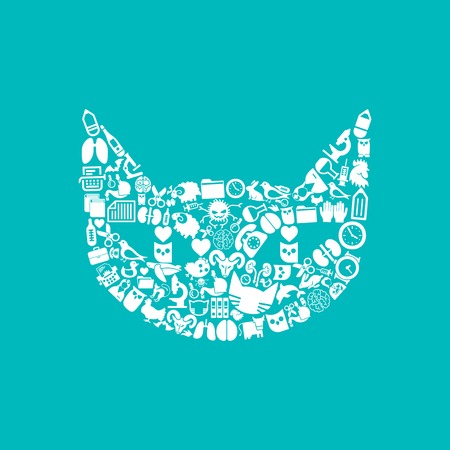 cat iconのイラスト素材
