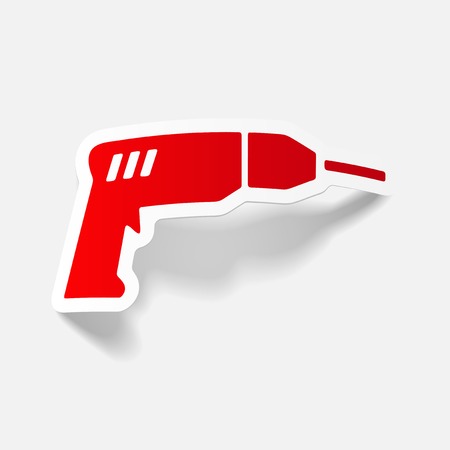 realistic design element: drillのイラスト素材