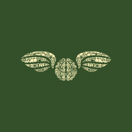 angel iconのイラスト素材