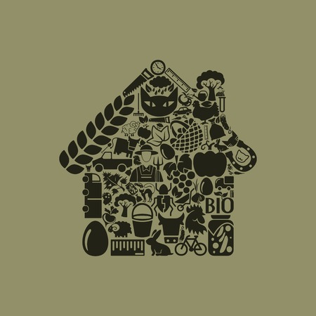 house iconのイラスト素材